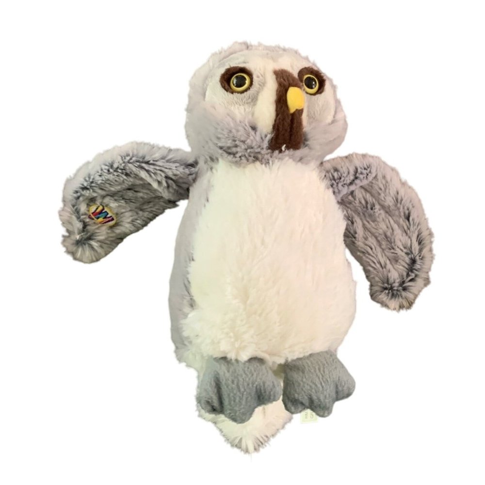 Webkinz Ganz Plush Stuffed Animal Toy Gray Owl JM334 9 in Tall